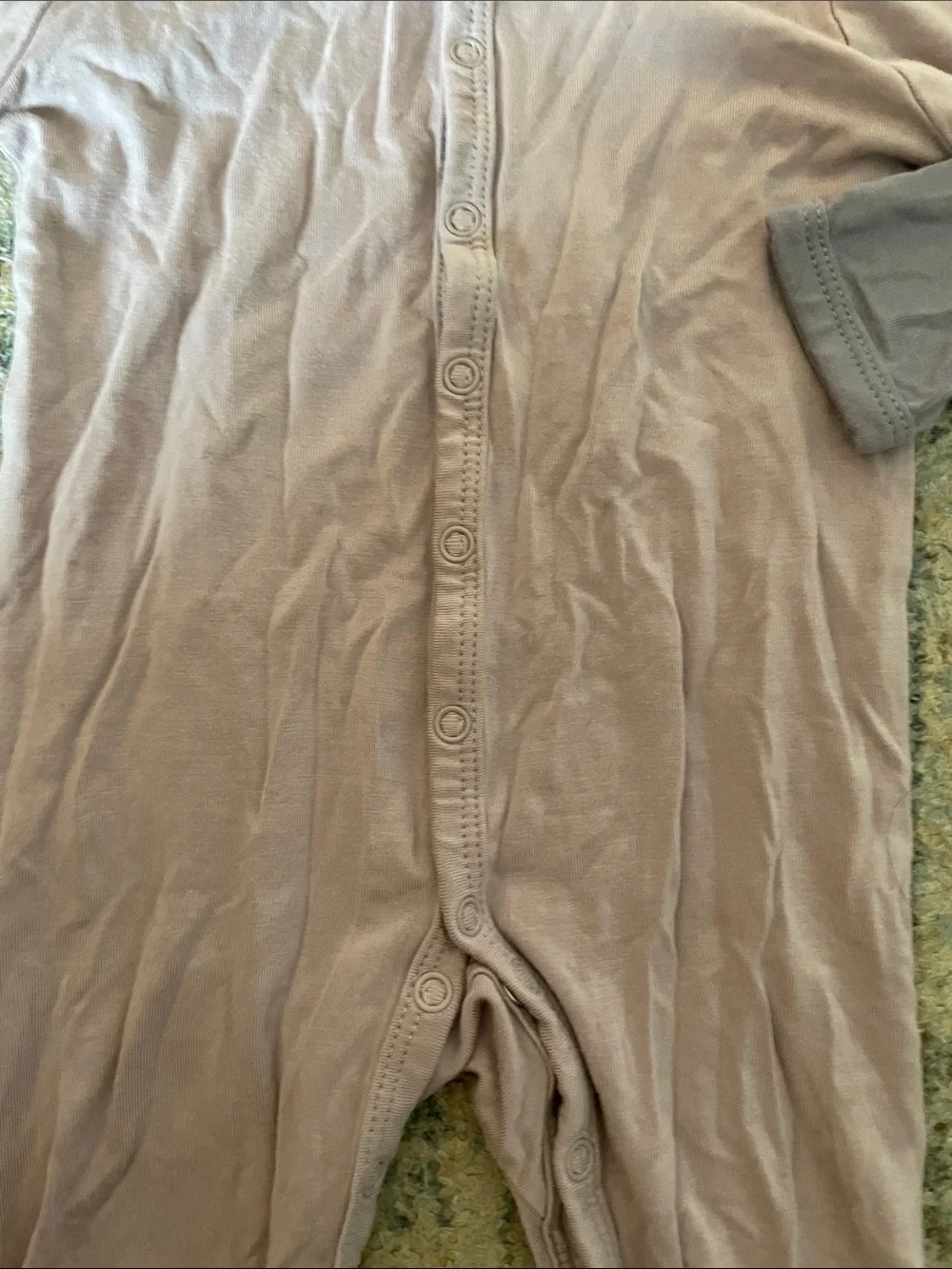 Kyte Baby Long-Sleeve One-Piece Romper in Mauve and Dusty Lavender